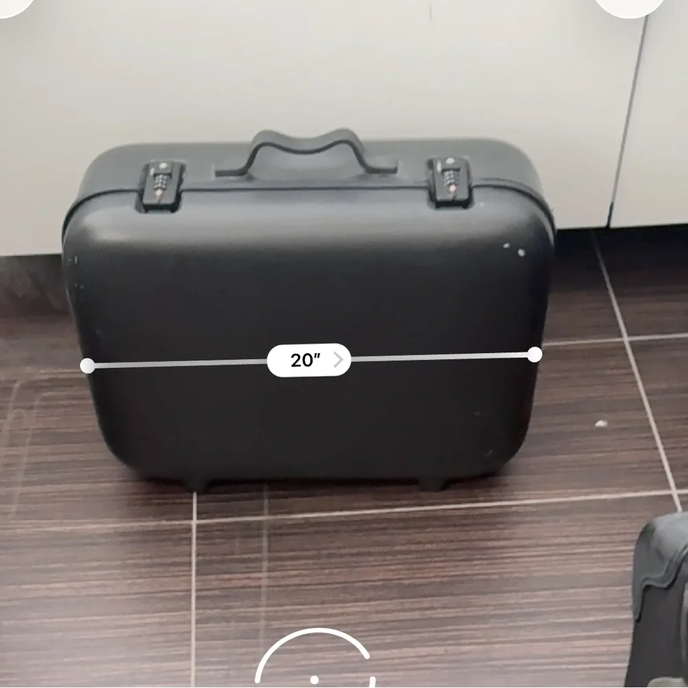 Globe-Trotter Carbon Fiber Hard Shell Carry Case Briefcase in Black